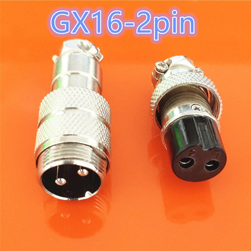 1 Set GX12/GX16/GX20 Aviation Plug – Male & Female Panel Connectors – 2 To 12 Pin