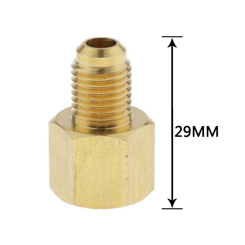 Køleopladningsadapter messingstøtte 1/4 & #39 ;& #39 ; sae ag til  g1/4 & #39 ;& #39 ; ig nitrogen adapter fittings til klimaanlæg