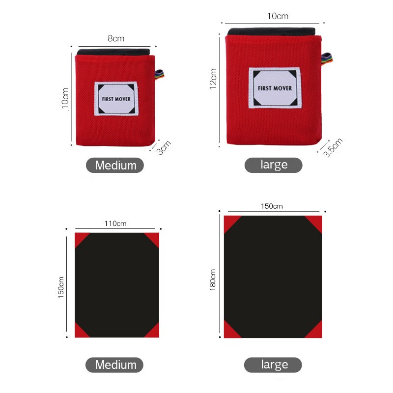 150*180cm Portable Pocket Camping Mat Folding Camping Mattress Baby Climb Outdoor Ultra-thin Waterproof Beach Picnic Blanket