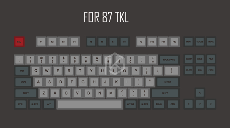 dsa dolch colorway dsa profile Dye Sub Keycap Set PBT plastic for keyboard gh60 xd60 xd84 cospad tada68 rs96 zz96 87 104 660: Dye Sub For 87 TKL