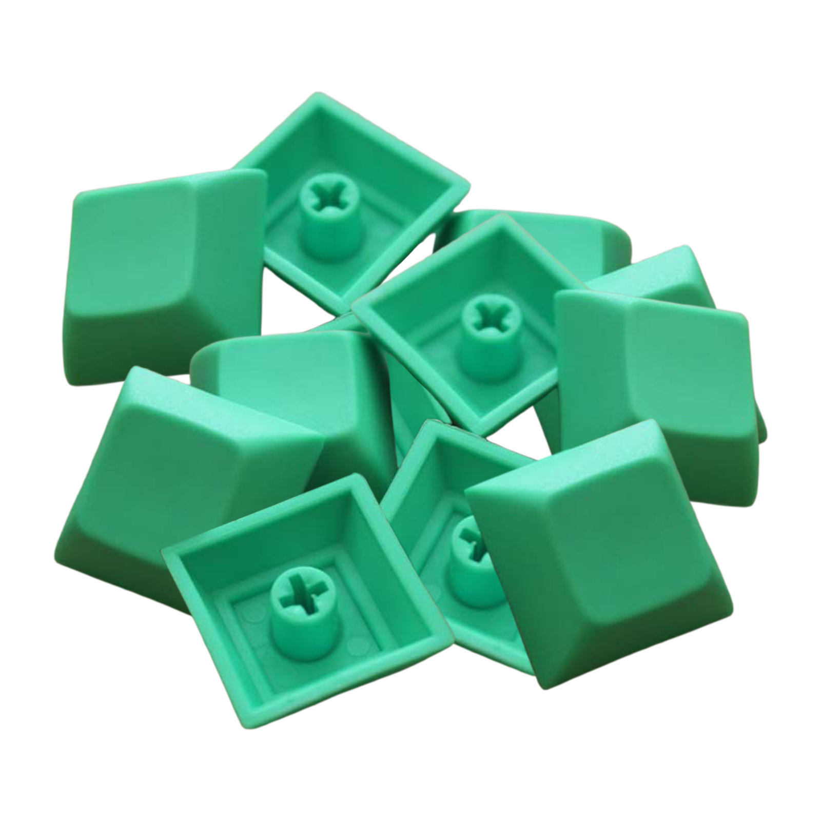 9pcs PBT DSA Keycaps Blank for MX Switches Mechanical Keyboard Lake Blue
