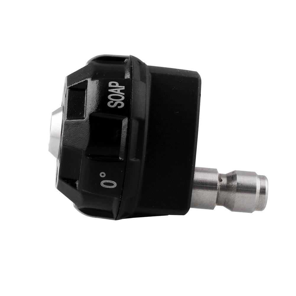 High Pressure Cleaner Car Wash Nozzle Multi-function 6-In-1 Porous Nozzle Linear Fan Foam Head Pressure Washer Nozzle