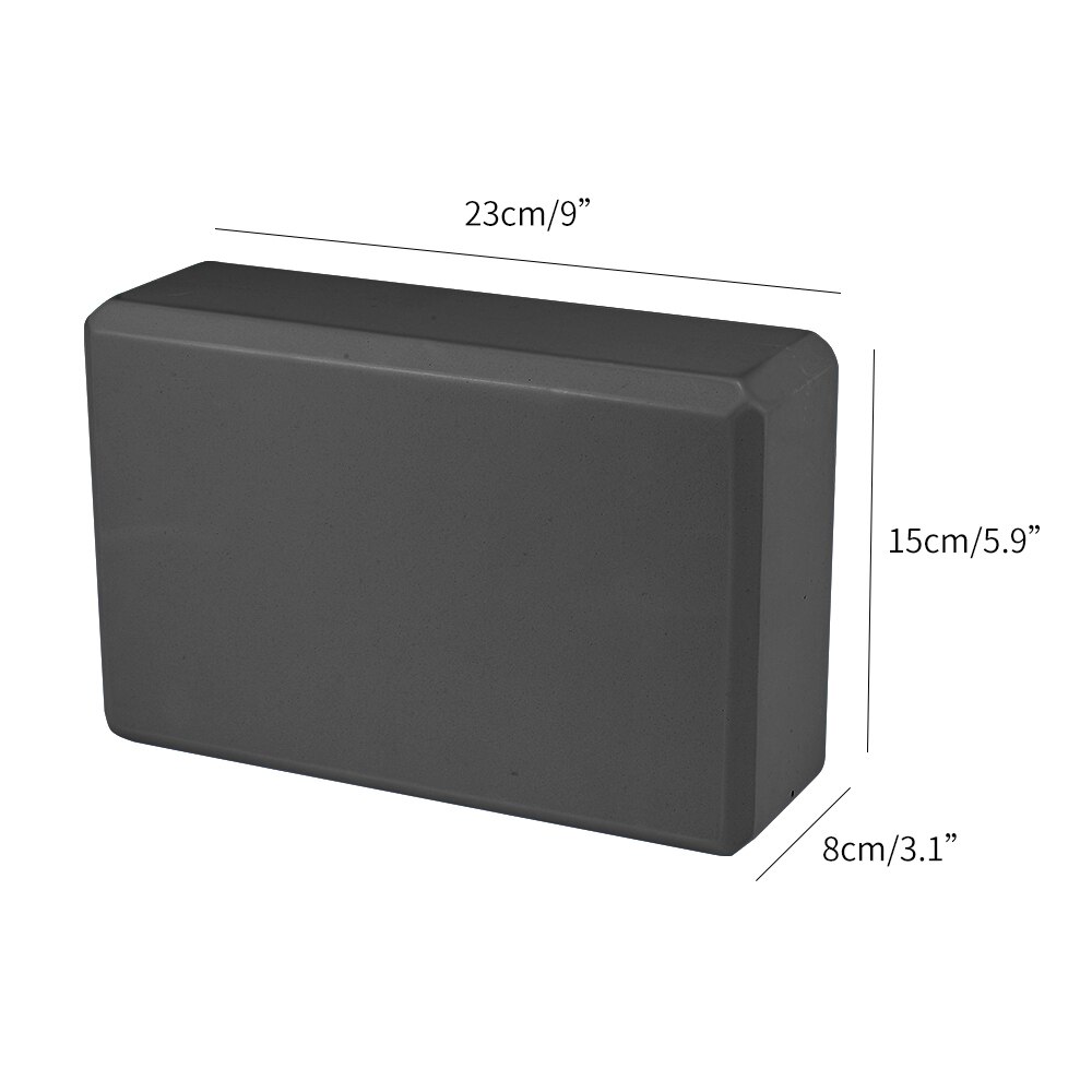 Yoga skum murstein trening trening fitness sett verktøy eva yoga bolster pute pute stretching kropp forme sunn trening