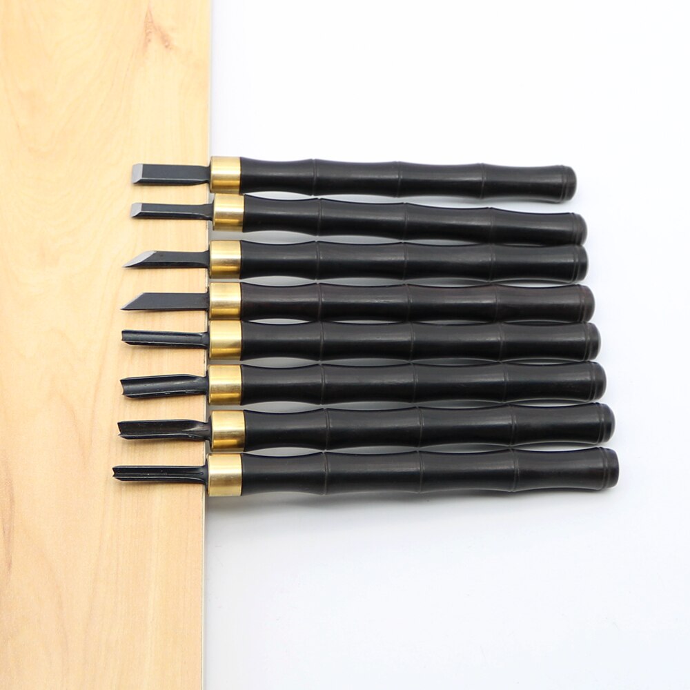 8Pcs/Set Wood Carving Chisels Set with Canvas Bag ... – Grandado
