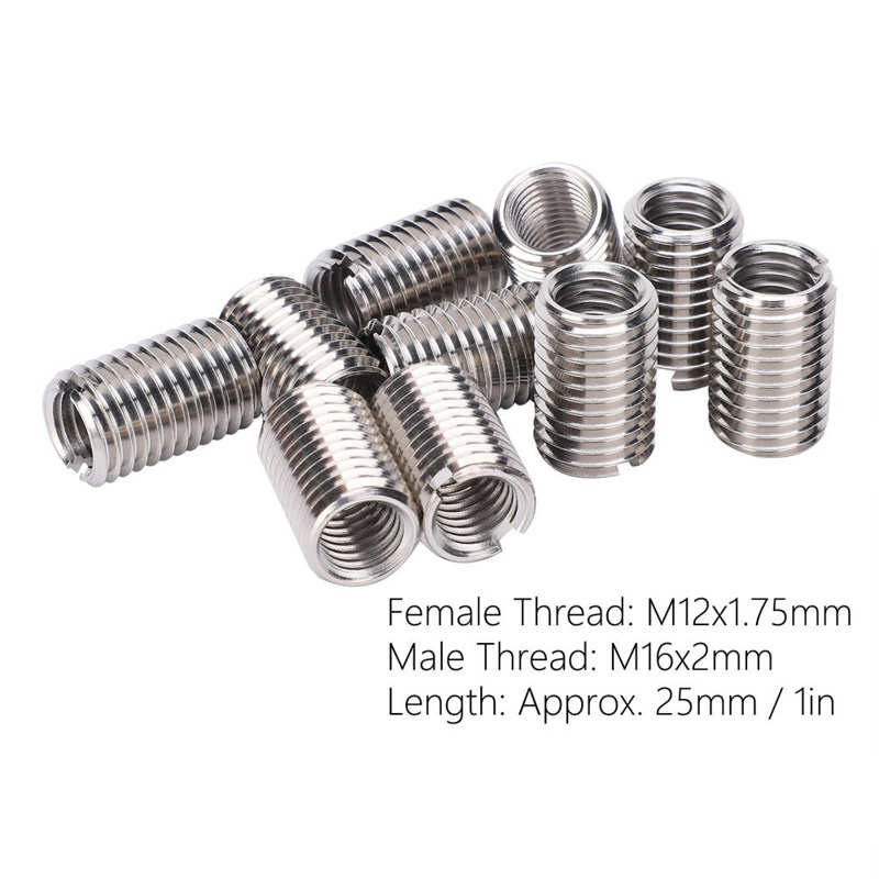 Thread Inserts Male Female Thread Reducing Nut Threaded Inserts Good for Automobiles Aviation