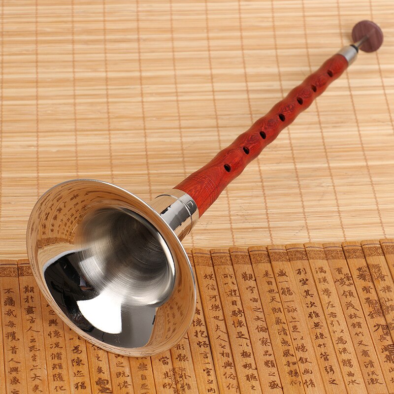 Instrumento Musical de viento folclórico chino, Suona/Shanai, clave de G D F,