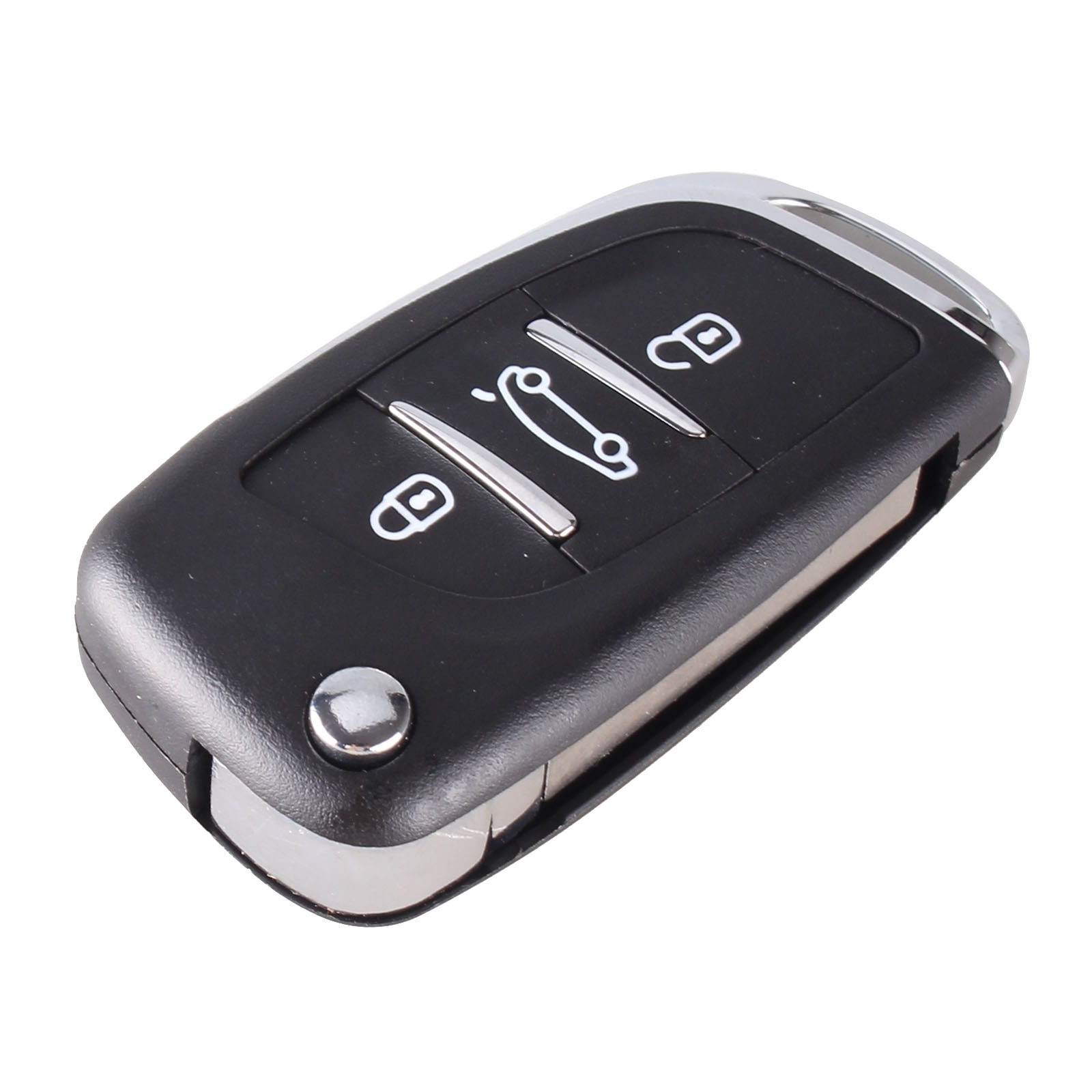 KEYYOU FRAGEN FSK Geändert Auto Schlüssel Für Peugeot 207 307 407 208 308 408 607 Partner CE0523 Ce0536 433mhz ID46 2/3 Tasten