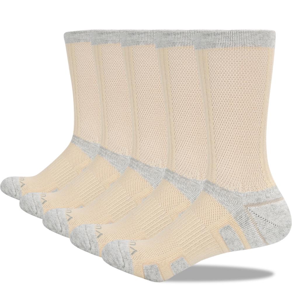 YUEDGE Brand Women's Winter Warm Breathable Cotton Cushion Colorful Cute Casual Sports Crew Socks(5 Pairs/Pack): 1908KI / XL(9.5-12.5 US Size)