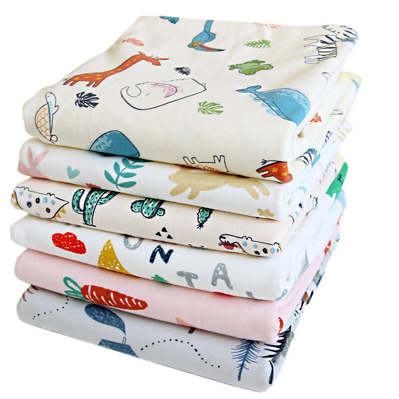 Waterdichte Baby Sheet Urine Mat Katoen Bamboe Baby Wieg Beddengoed Cover Wasbare Luier Nappy Changging Pad Liner 80X100cm