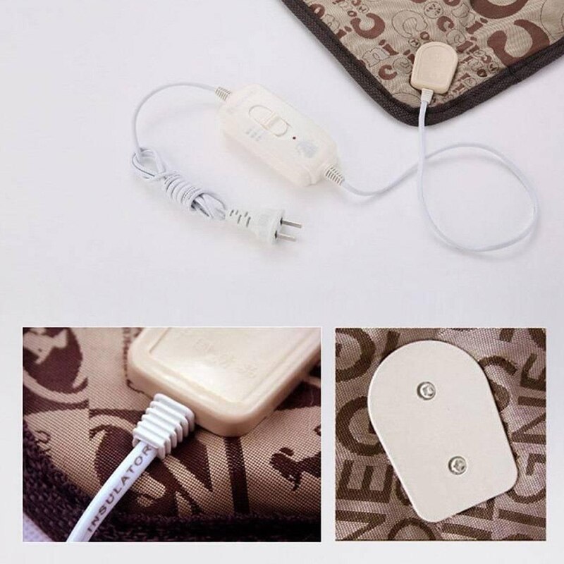 45x45cm elektryczna mata grzewcza koc mata dla zwierząt domowych łóżko kot placki ocieplacz na zimę Podkładka krzesło robić biura domowego podgrzewana mata 220V dwa wzory