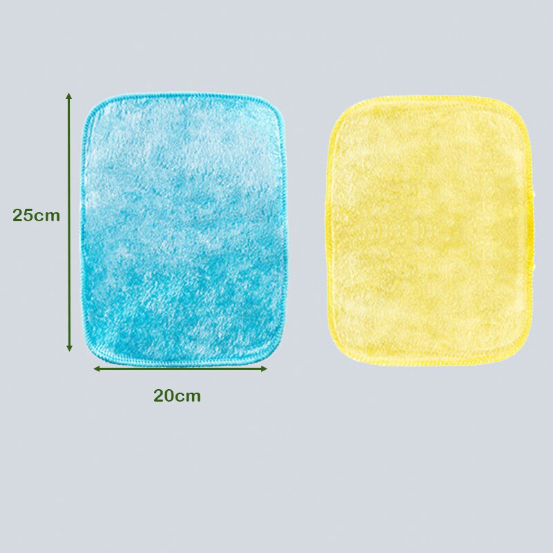 Servilletas de microfibra de bambú para cocina, utensilios de cocina y vajilla, paño absorbente, herramientas de limpieza doméstica, Trapos de Bambú