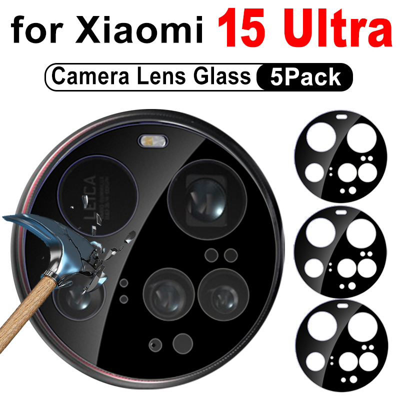 Protecteur d'objectif de caméra pour Xiaomi 15 Ultra, Film de protection d'écran d'objectif de caméra arrière, Films en verre trempé pour Xiaomi Mi 15Ultra