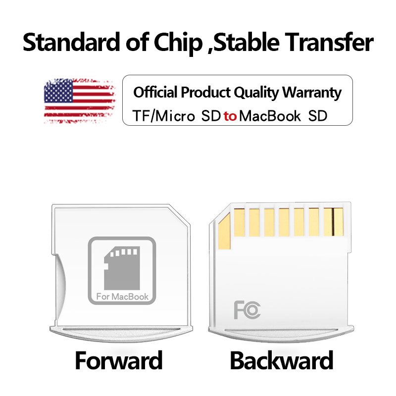 Ingelon microSD to SD Adapter Ninja Stealth Drive for Macbook Air 13"and MacBook Pro 15" Retina Nifty MiniDrive adaptor