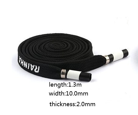 5pcs Sports Pants Drawstring Strap 1.3m Metal Head Trench Coat Black and White Rope Belt Waist Rope Sweater Personality Dec: 37