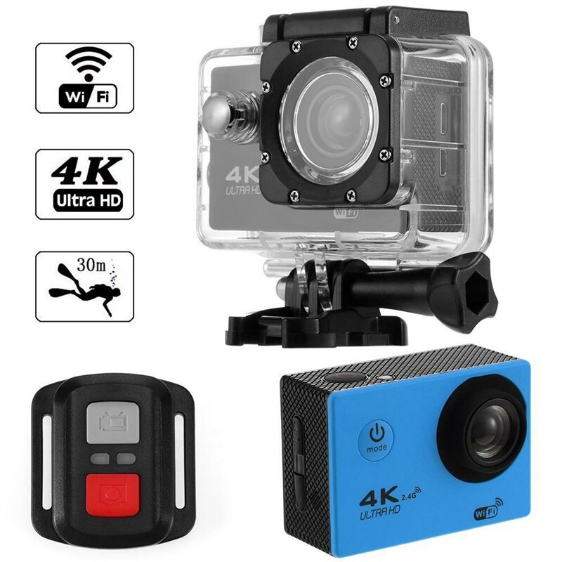 Originele Actie Camera Full Hd 4K 720P Wifi 2.0 "Scherm Mini Helm Waterdichte Sport Dv Camcorder Multifunctionele camera