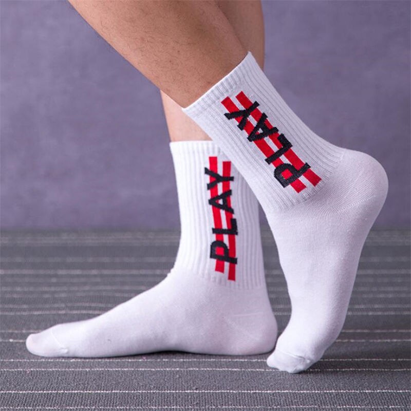 Men's socks spring trendy socks hip-hop socks cotton skateboard English street dance socks women men's street socks
