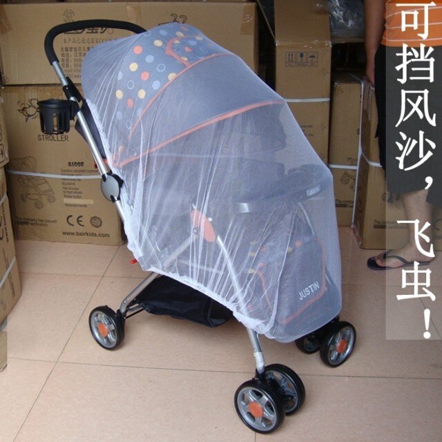 150 cm Zomer Kinderwagen Kinderwagen Klamboe Netting Cover Accessoires