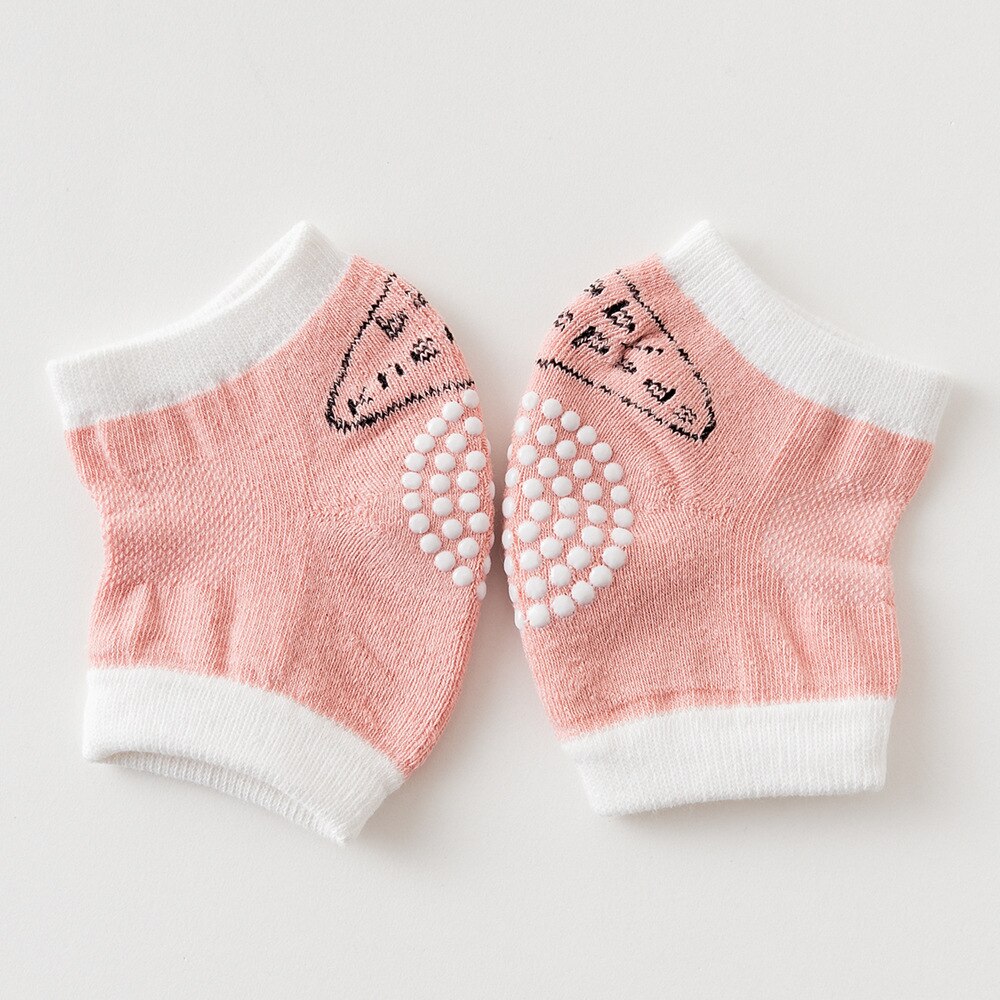 1 Paar Baby Knee Pad Kids Veiligheid Kruipen Elleboog Kussen Infant Peuters Baby Been Warmer Knieschijf Ondersteuning Kniebeschermer Baby: Style 2 Pink