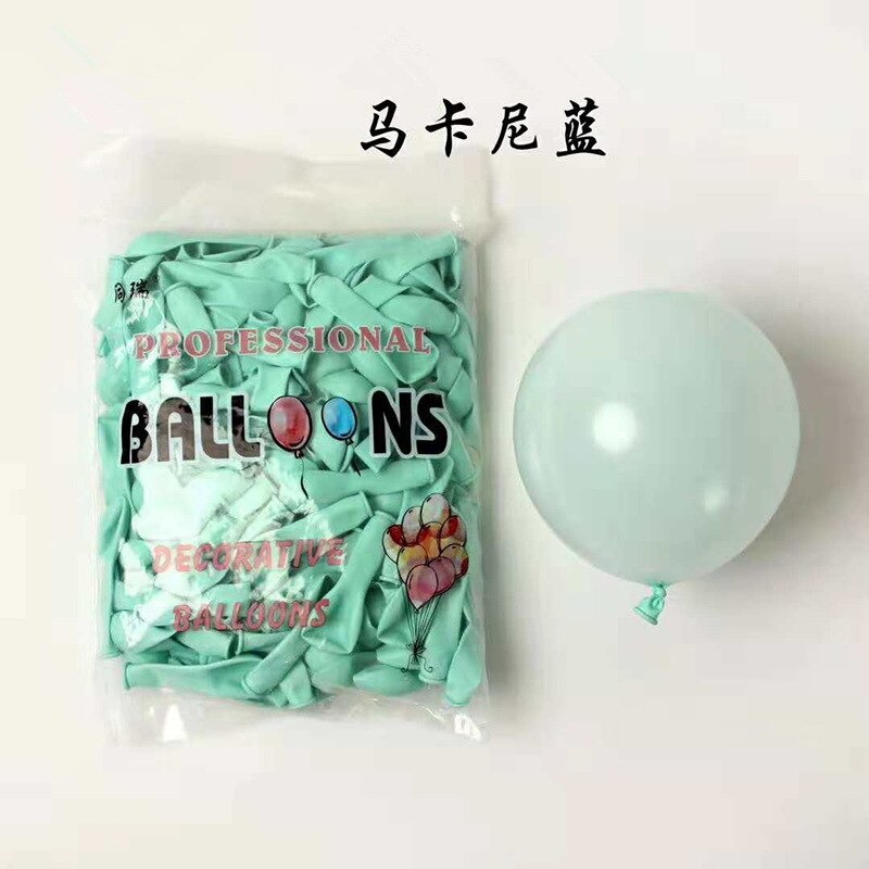 10 stuks /5 inch kleurrijke macaron latex ballon snoepkleurige ballon bruiloft verjaardag feestdecoratie ballon: 07