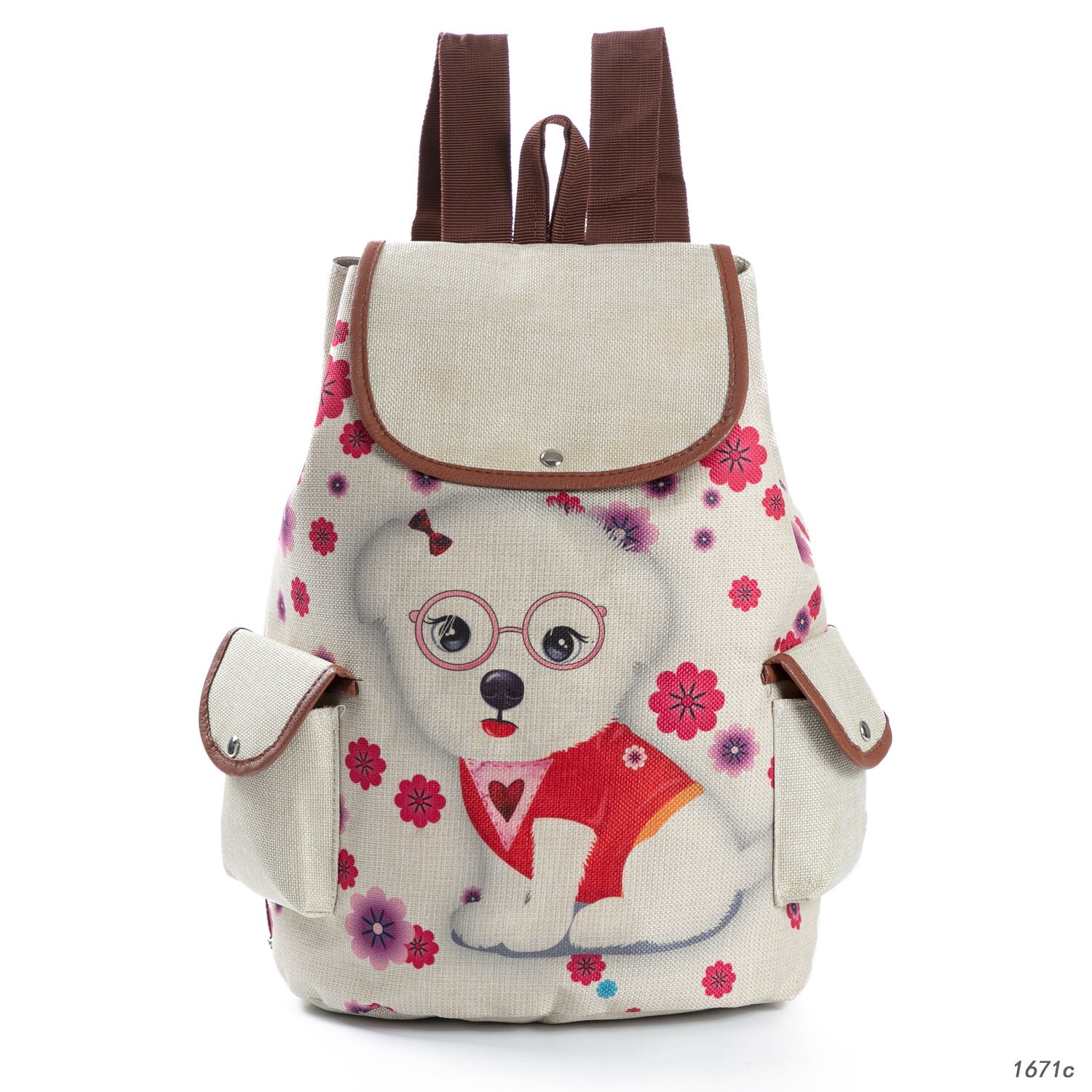 Nette Chinesischen frauen Rucksack Panda Blumen- Gedruckt Handtaschen schick Eco lässig Taschen Große Kapazität Rucksack Schule Tasche: 1671c