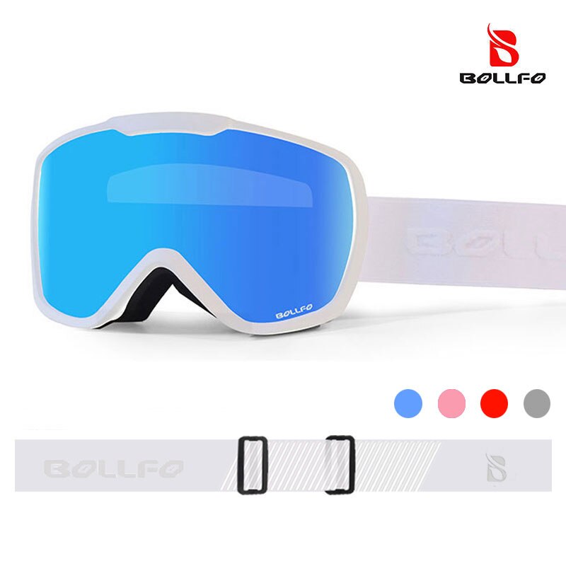 UV400 Anti-Fog Dubbele Lagen Ski Bril Grote Lens Ski Masker Bril Skiën Sneeuw Snowboard Brillen Spiegel Gepolariseerde bril