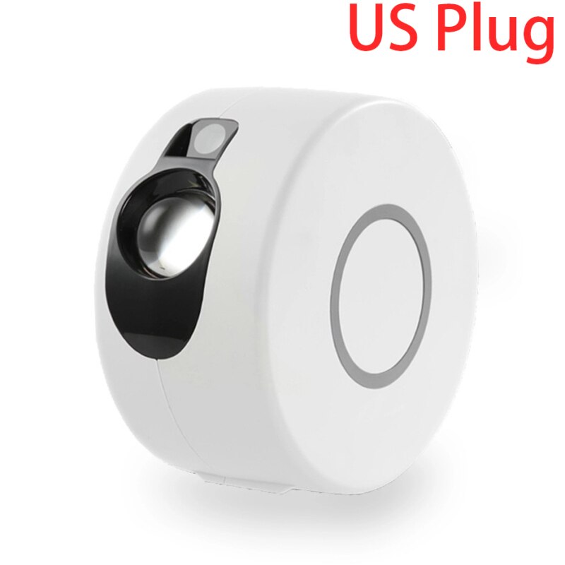 Galaxy Starry Sky Projector Rotating Water Waving Night Light LED Colorful Nebula Cloud Lamp With Remote Control For Kids: US white