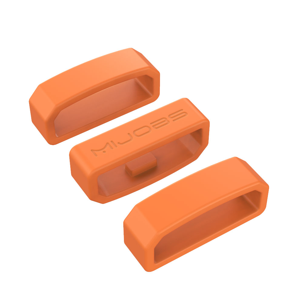 Für Huawei Band 3 4 Profi Gurt 3 Stück Gummiring Sicherungsring für Honor Band 4 5 Armbinde Band Wächter Sicherheitshalter Halter: M / Azurblau