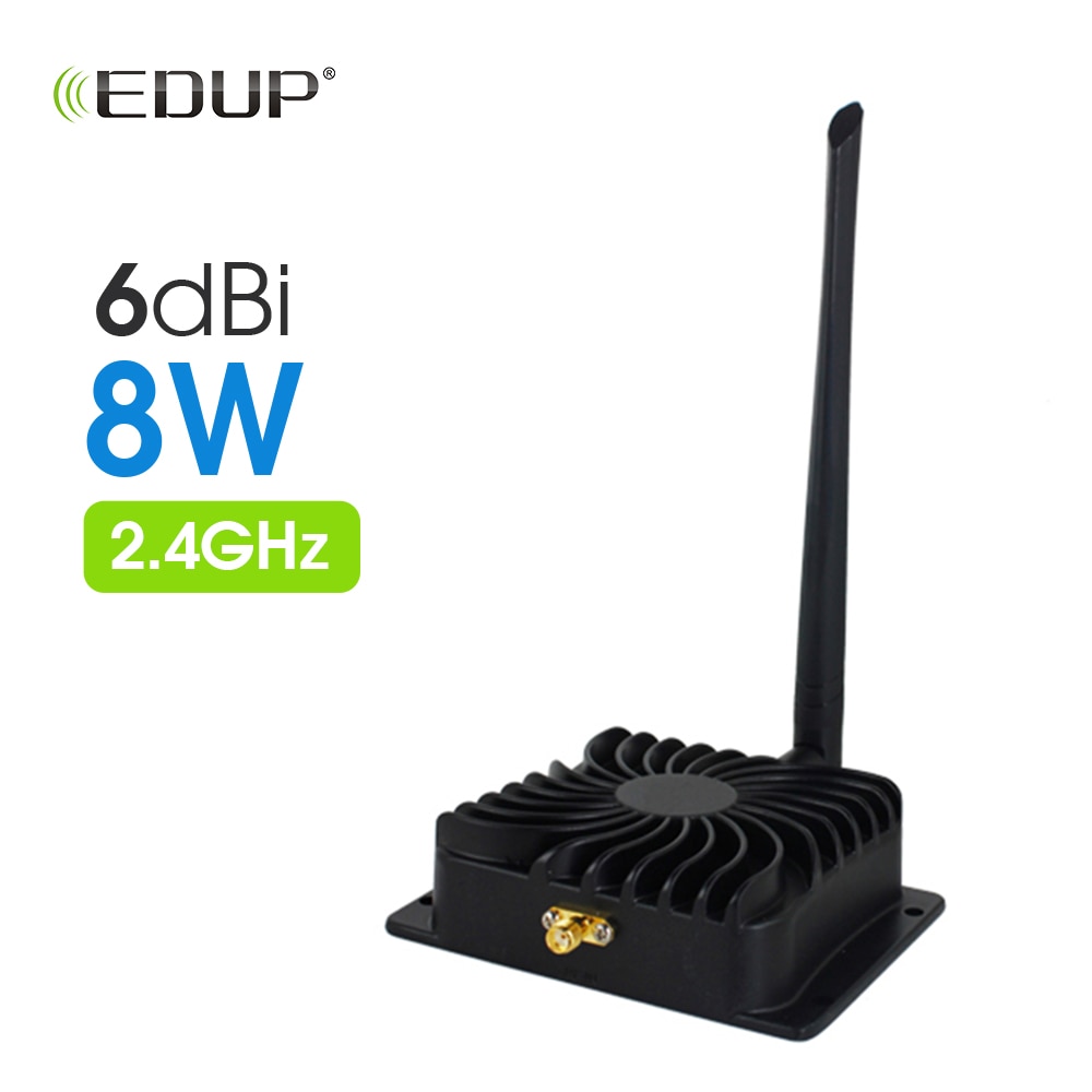 Edup Draadloze Wifi Versterker Power Booster Voor Draadloze Router Signaal Booster Repeater Breedband 2.4Ghz 8W EP-AB003