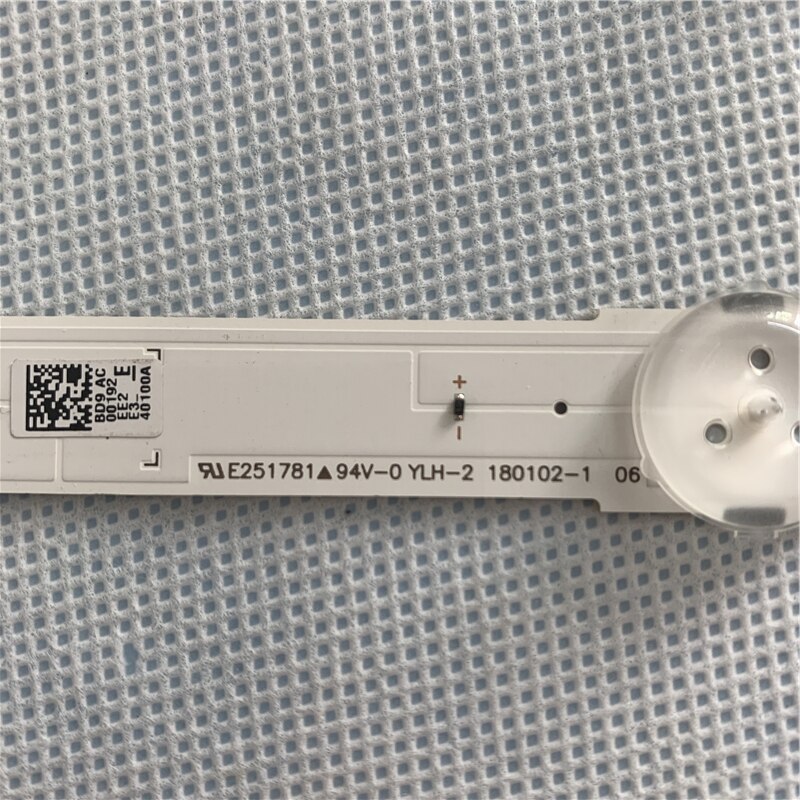 LED Backlight strip 6+8 lamps For Samsung 55 inch TV E306084/E251781 MU6100-55INCH-R/L-8/6EA-170724/170724-4*1.5 Anode tv parts