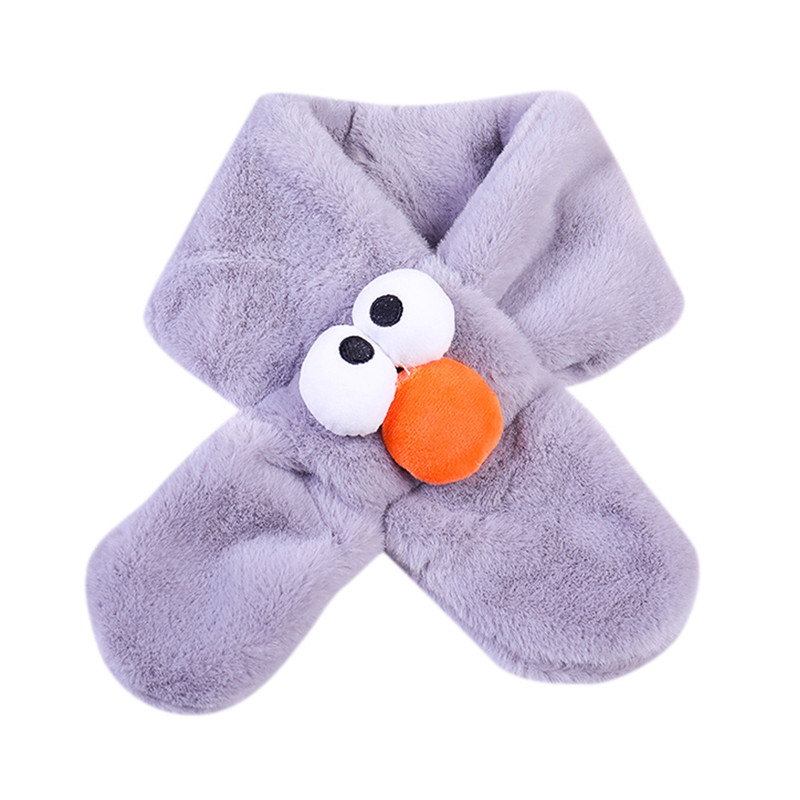 Bufanda para bebés, niños y niñas, chales cálidos, bufandas, cuello grueso, bufanda de invierno, Fular #3O08: Púrpura