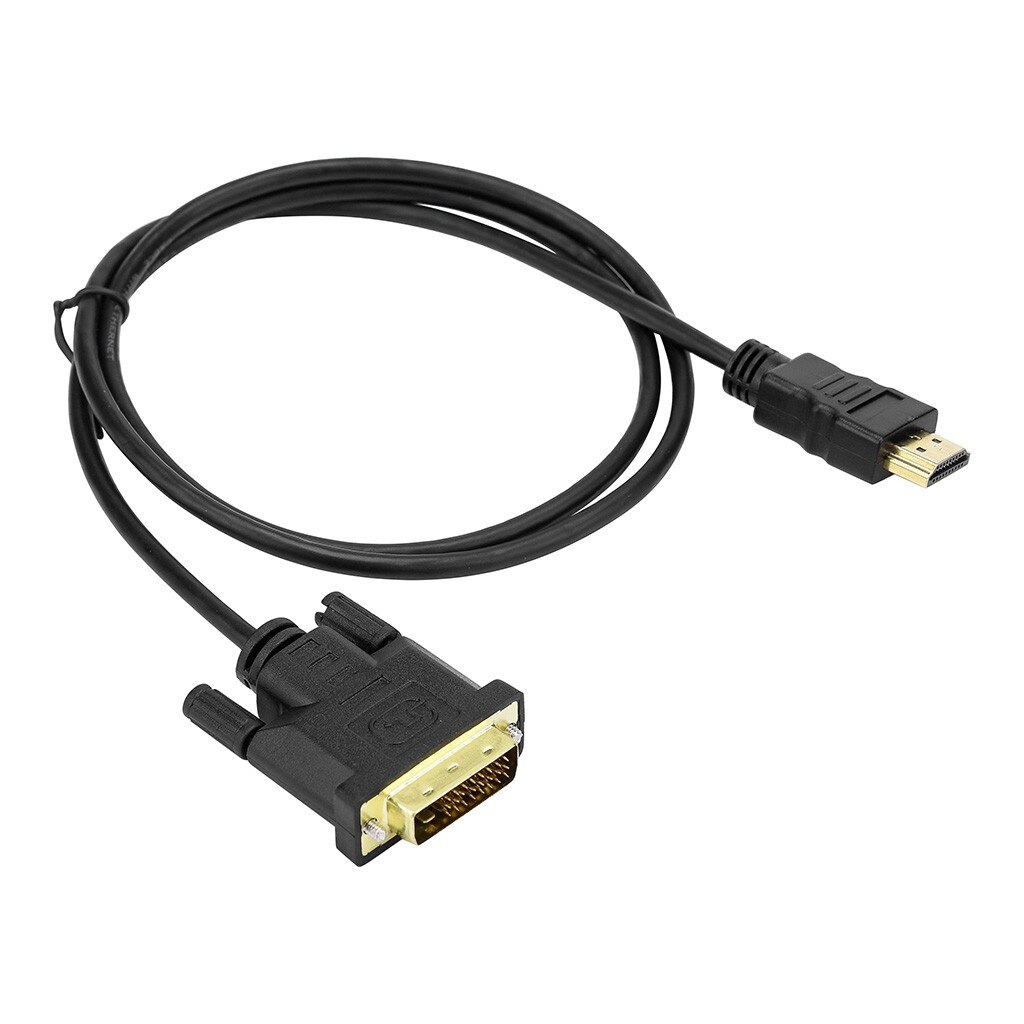 Cavo compatibile HDMI 1M linea Ultra sottile compatibile HDMI con DVI DVI a HDMI-cavo FULL HD ad alta velocità compatibile disponibile