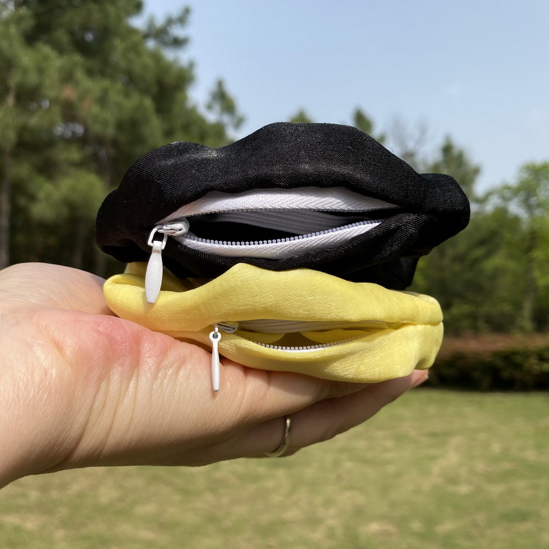 Women Satin Zip Scrunchies Elastic Velvet Hairbands Leopard Crunchy Hair Ties Pocket Scrunchie Holder With Zipper Headwear