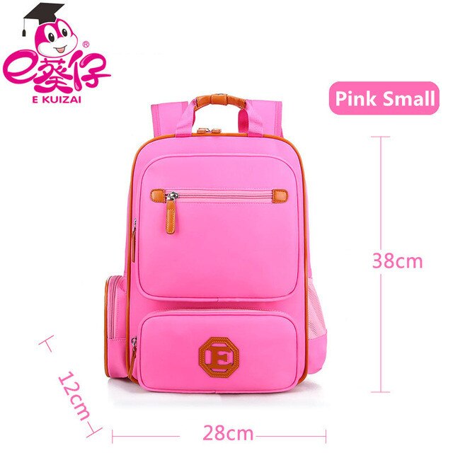 Mode Grade 1-6 Orthopedische Kinderen Basisschool Tassen Kids Rugzak Voor Tieners Jongens Meisjes Mochila Schooltassen Satchel Q3: Pink Small