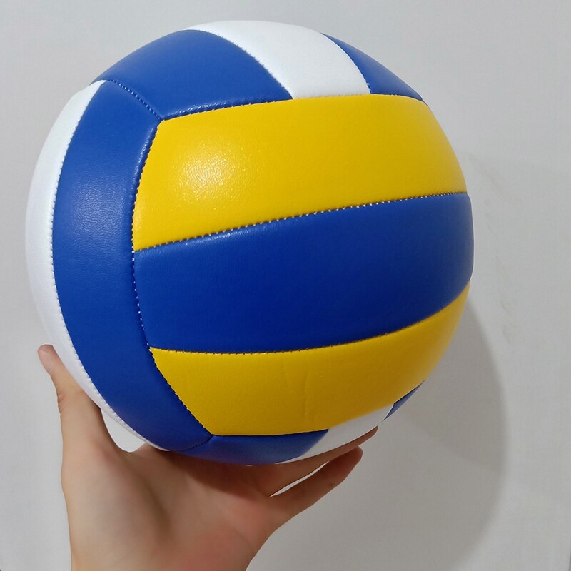 Bolas de jogo do jogo da praia das crianças do adulto do voleibol do treinamento do fósforo do couro do plutônio da imprensa macia para esportes exteriores internos