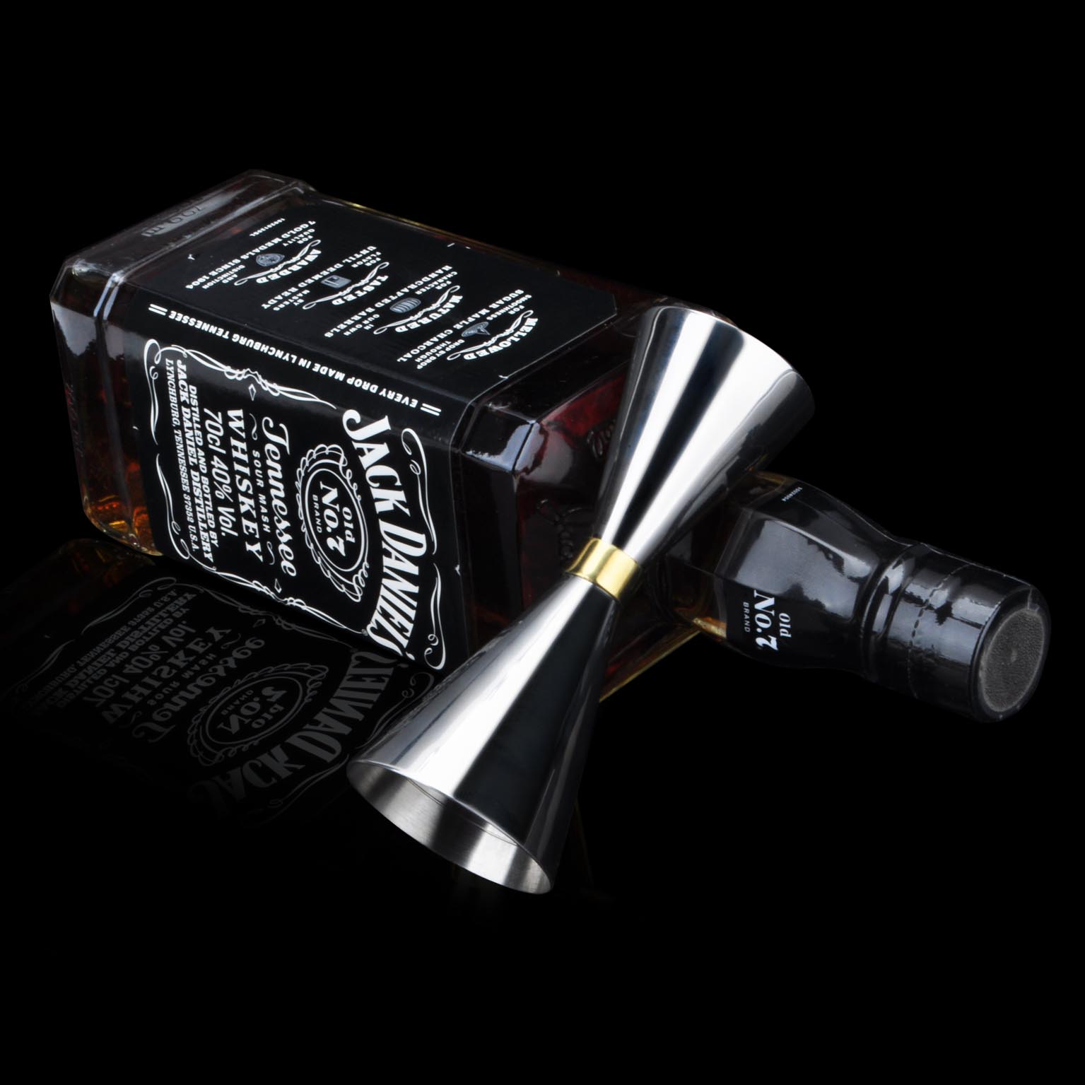 Japanese Gold Circle Cup Amount Wine Bartender Cup Ounce Cup Stainless Steel Cup Bar Ounce Organ Bring Scale Line