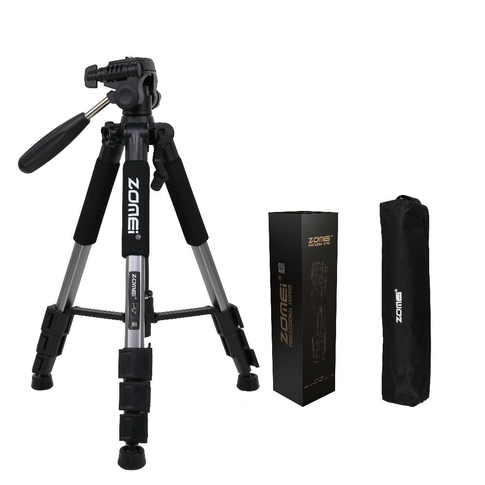 ZOMEI Q111 Aluminium Professionelle tragbar Reisen Aluminium Kamera Stativ &Ampere; Pfanne Kopf für SLR DSLR Digitalkamera