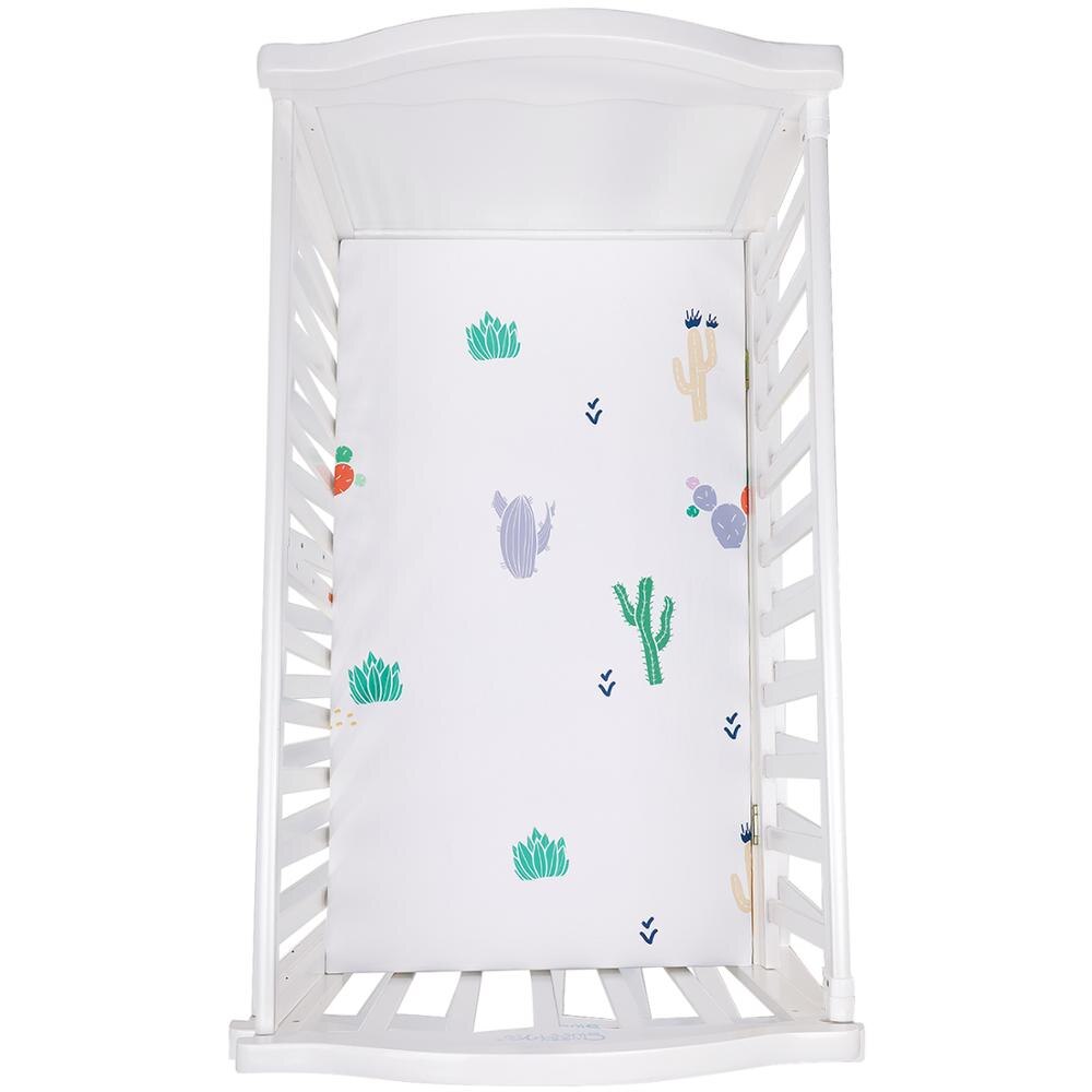 Verauniquee baby lakan 100%  polyester spädbarn baby elastiskt inpassad lakan mjukt andas pojkar lakan för barn sängkläder: Babylakan 4