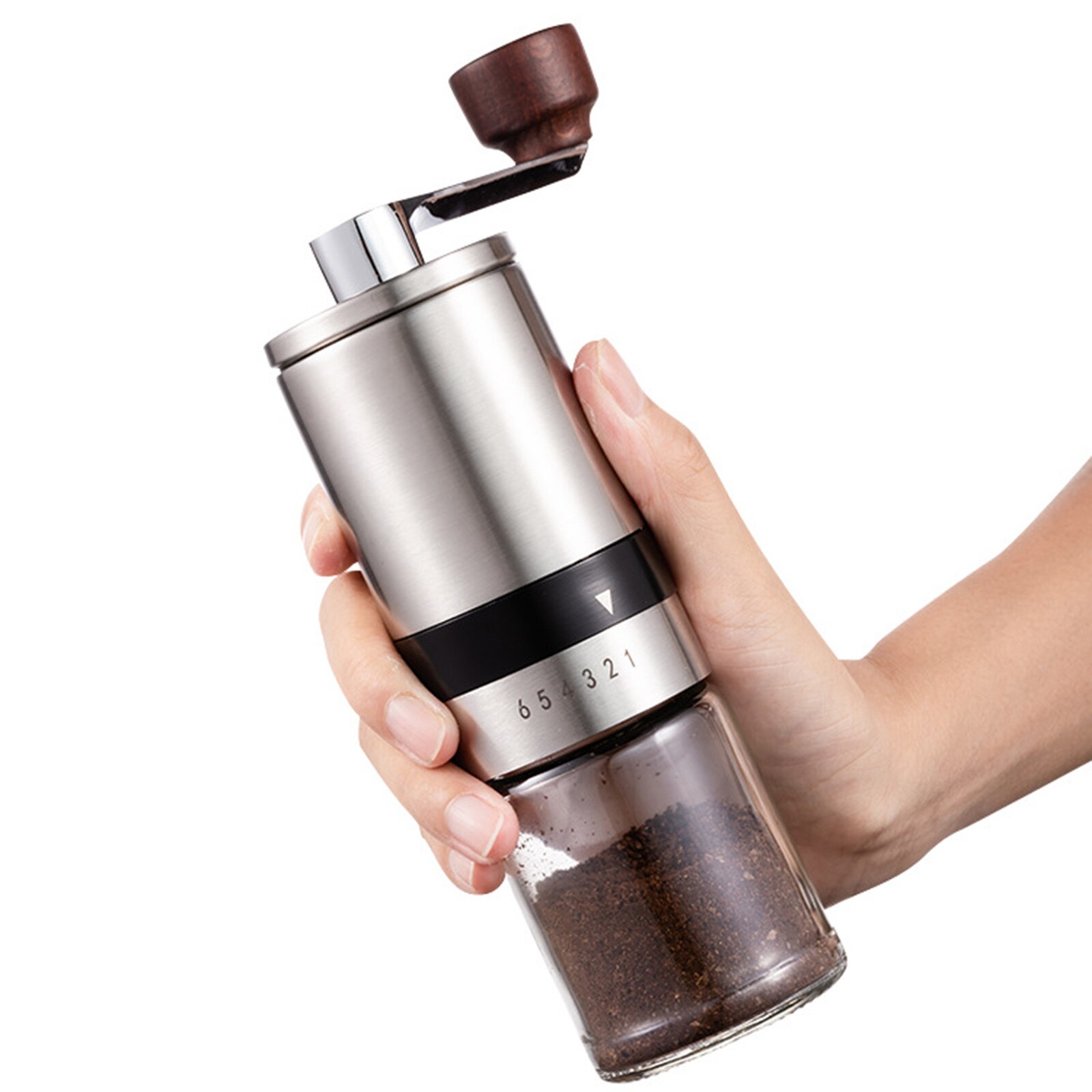 Hand Manual Coffee Grinder Adjustable Coffee Bean Mill Stainless Steel Kitchen Mills Tools