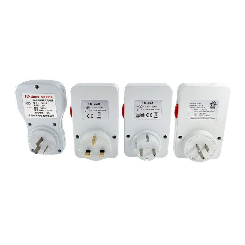 24 timmars cyklisk timerbrytare universell tidtagningsuttag mekanisk timer 230 vac 3500w 16a uk eu cn us plug timers
