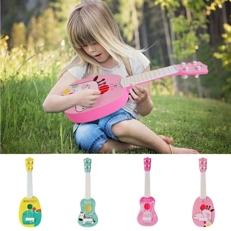 Kind Mini Vier Snaren Ukulele Gitaar Muziekinstrument Kinderen Kids Educatief Speelgoed Vroege Intellectuele Grappige Leren Speelgoed