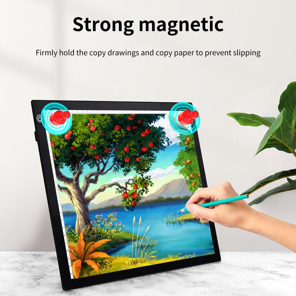 Tracing Copy Board Strong Suction Anti-skid Ultra-thin A3 A4 LED Calligraphy Artist Drawing Table for Animation