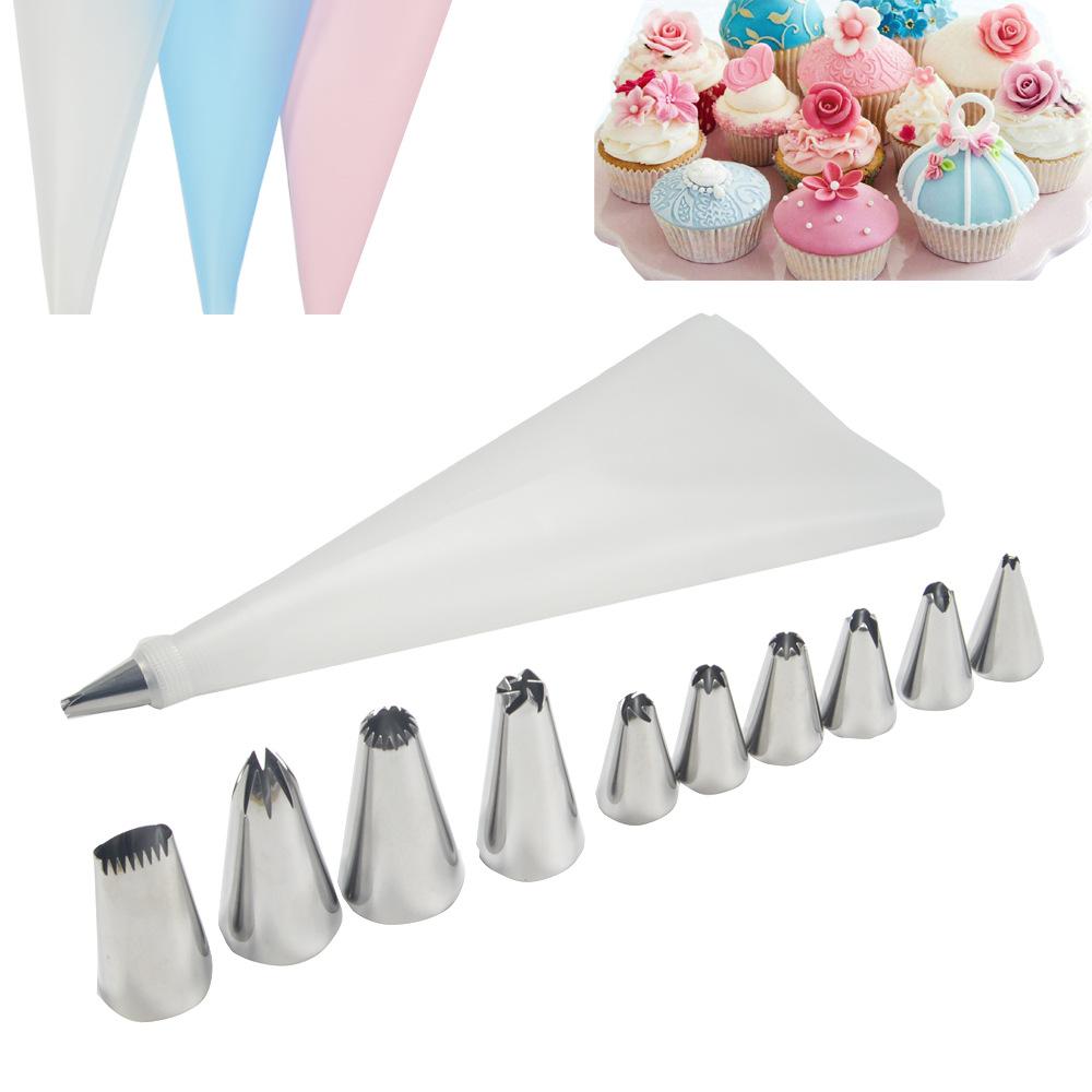 10PCSpuitzak Konditorei Outils Accessoires Kuchen Dekorieren Werkzeug Silikon bilden Moule Gießen Resine