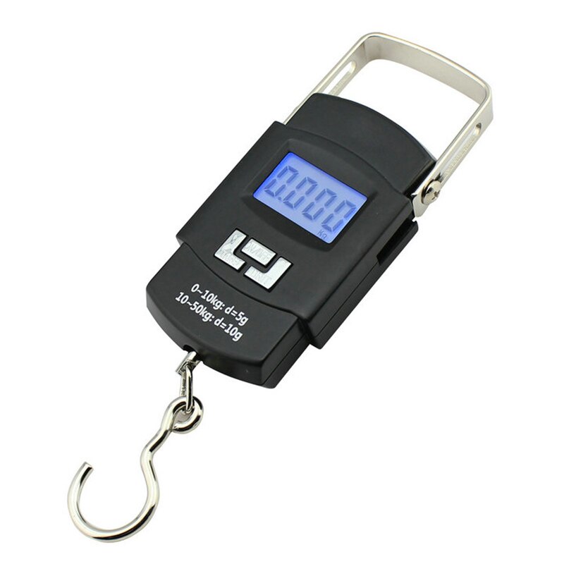 BOBI 50KG 10g Electronic Portable Digital Scale Hanging Hook Fishing Travel Double Precision Luggage Weight Scale Balance Scales: Default Title