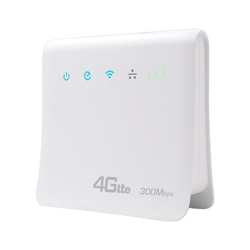 300Mbps Wifi Routers 4G Lte Cpe Mobiele Router Met Lan-poort Ondersteuning Sim-kaart Draagbare Draadloze Wifi Router-Eu Plug: Default Title