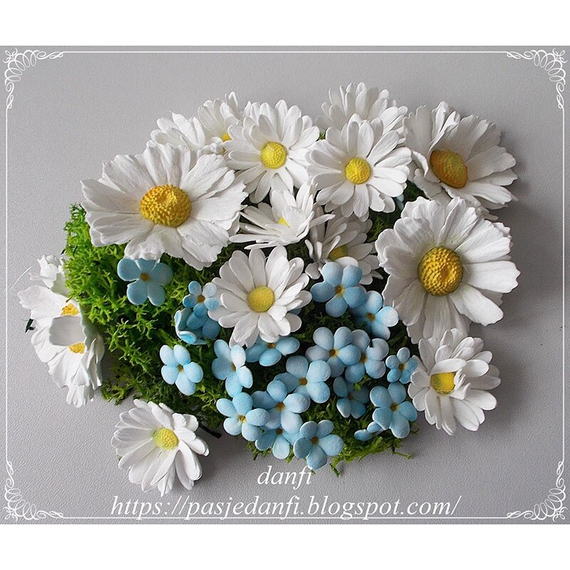 CH Small Flowers Metal Cutting Dies 3D DIY Scrapbooking Carbon Sharp Craft Die Photo Invitation Cards Decoration