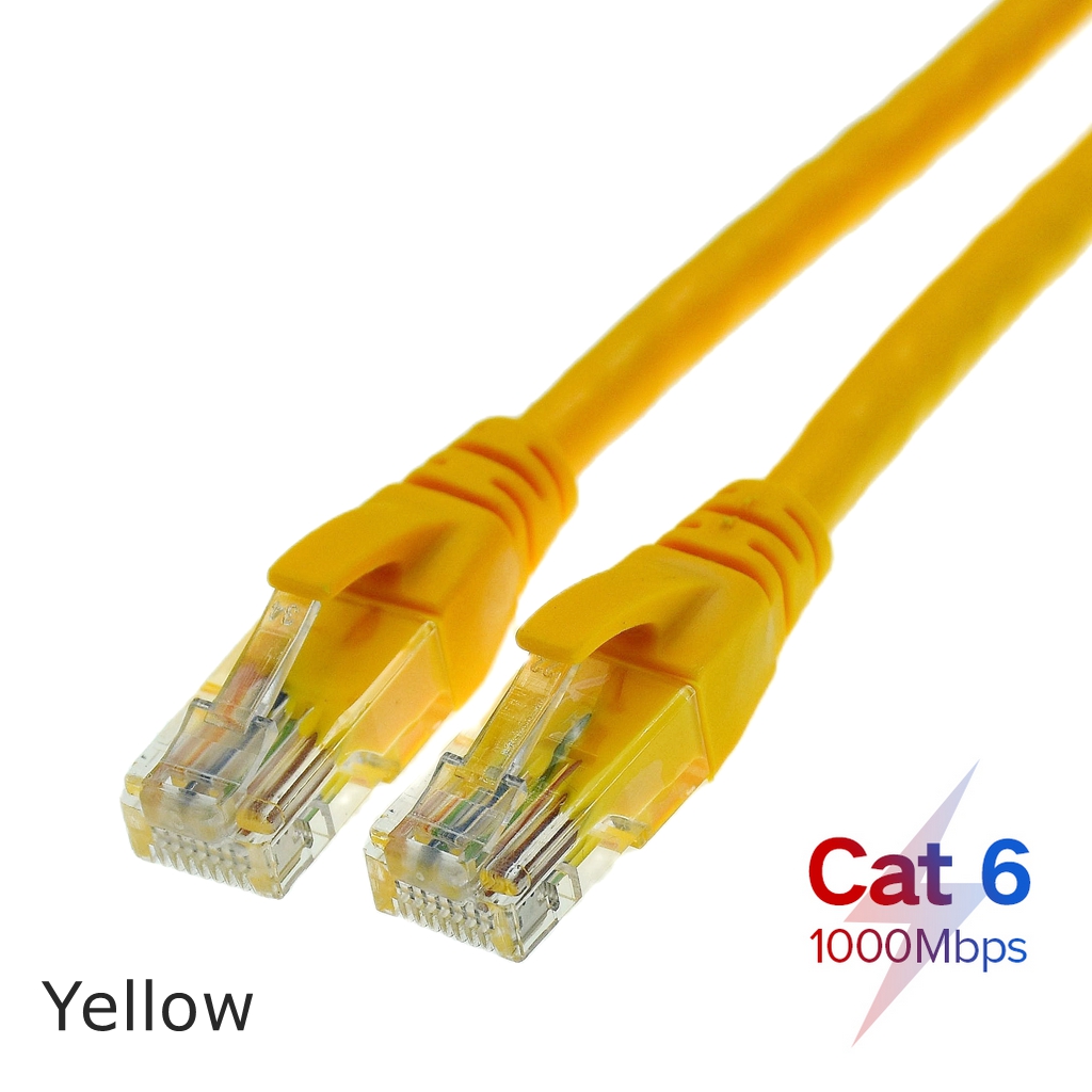 Short CAT6 RJ45 CAT 6 CAT6e cat5a UTP Ethernet Network Router Modem Cable Male to Male RJ45 Patch LAN cable Cord 15cm 30cm 1m: Yellow / <=0.8m