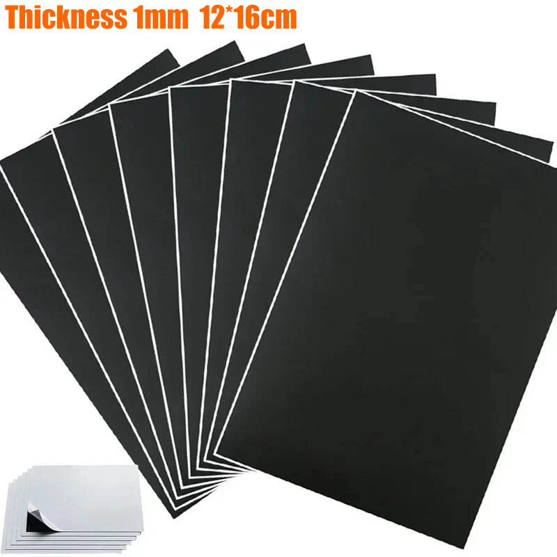 Writable Self-Adhesive Magnetic Sheets Flexible Rubber Cuttable Magnets for Wall Refrigerator Photo Pictures Crafts Stickers: 4m / Silver