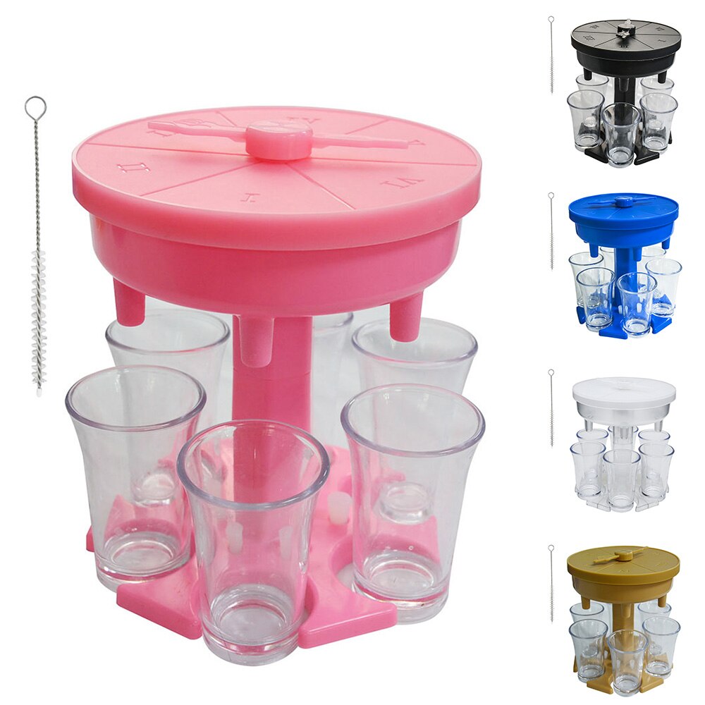 Wine Dispenser Glass Dispenser Holder Wine Whisky Beer Portable Dispenser Rack With Game Disk Brush Bar Glass Dispenser Drinking