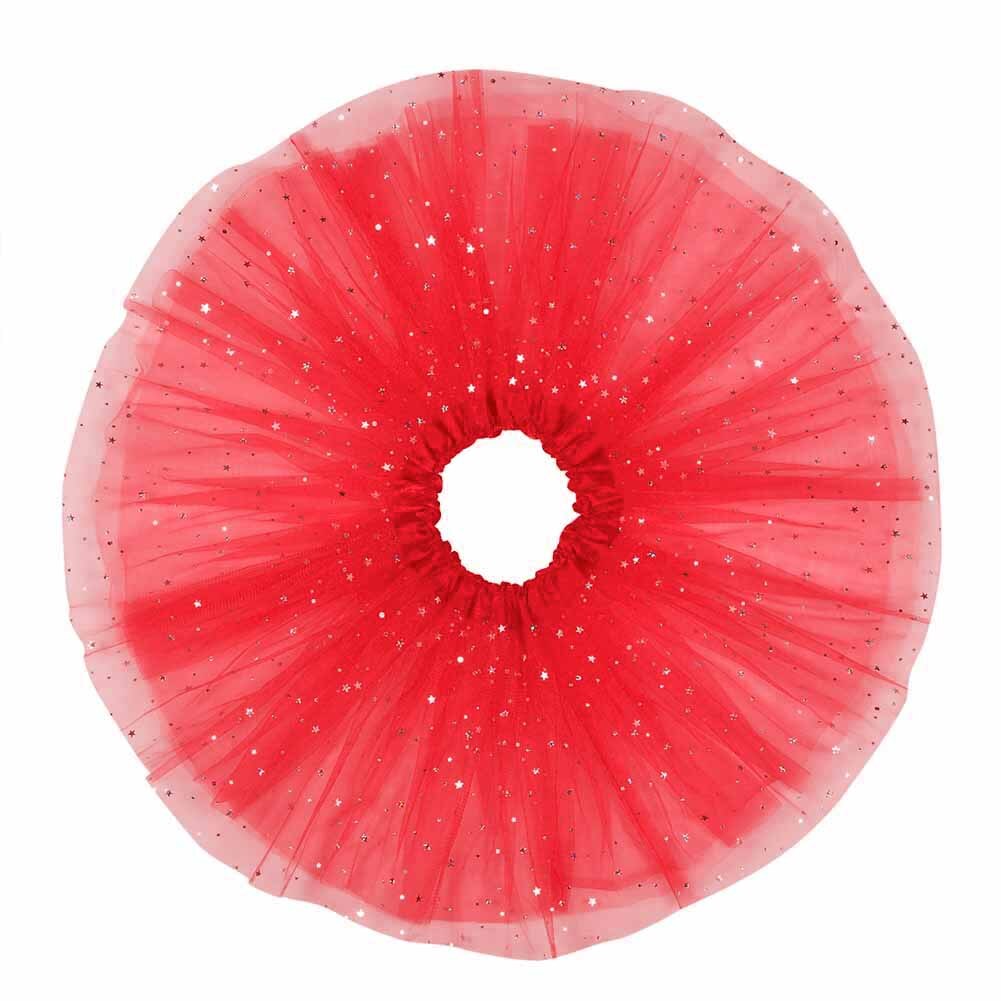 Candy Color Baby Kids Girls Ballet Dancewear Sequin Tulle Tutu Skirt Princess Skirt Party Costume