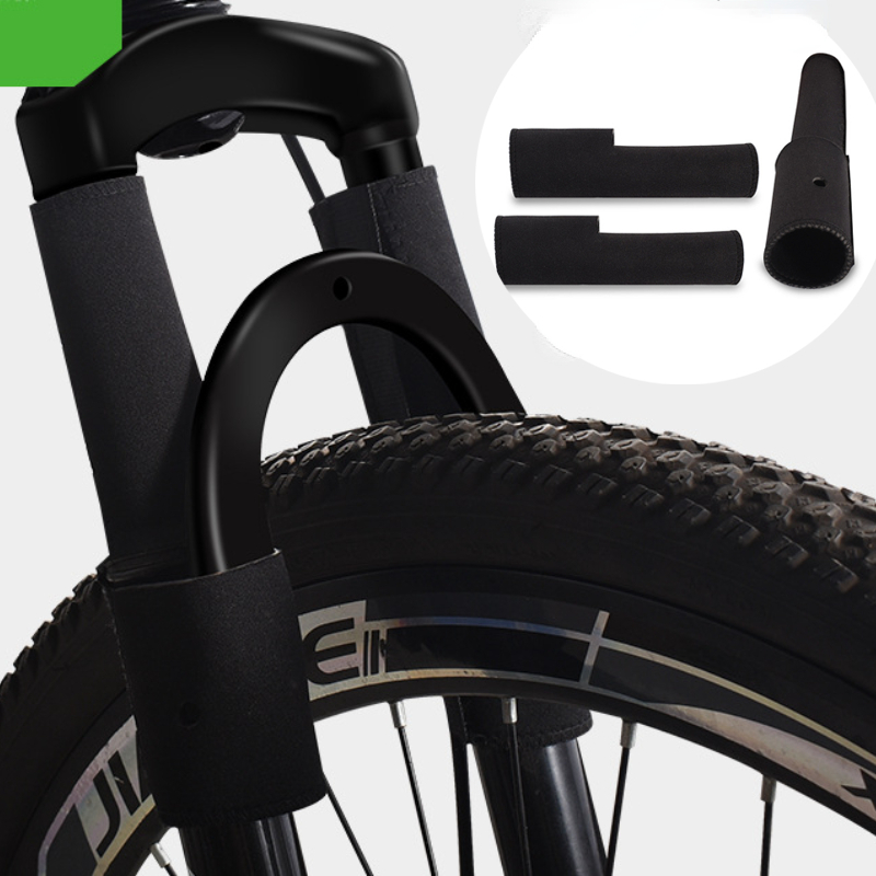 1 par de protectores de horquilla para bicicleta de carretera, almohadillas protectoras, envolturas de marco, Protector de horquilla, accesorios resistentes al polvo y a los arañazos para bicicleta